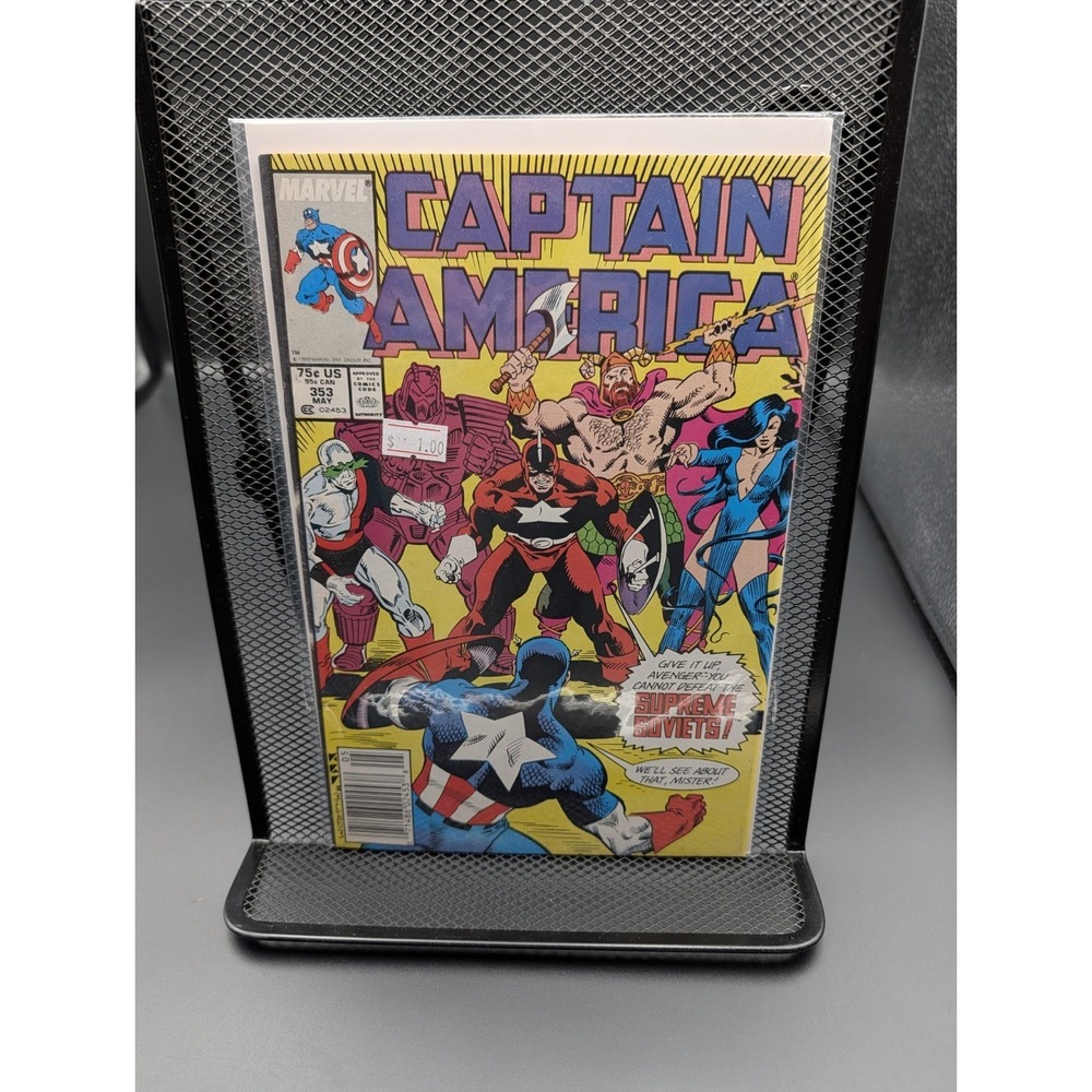 Captain America #353 Vol. 1 1989 Marvel Comics 1st App Newsstand 8.0 H70-174‎